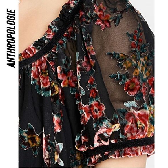 FREE PEOPLE BEAUTIFUL BLOOMS MINI DRESS NWT XS - Picture 4 of 11